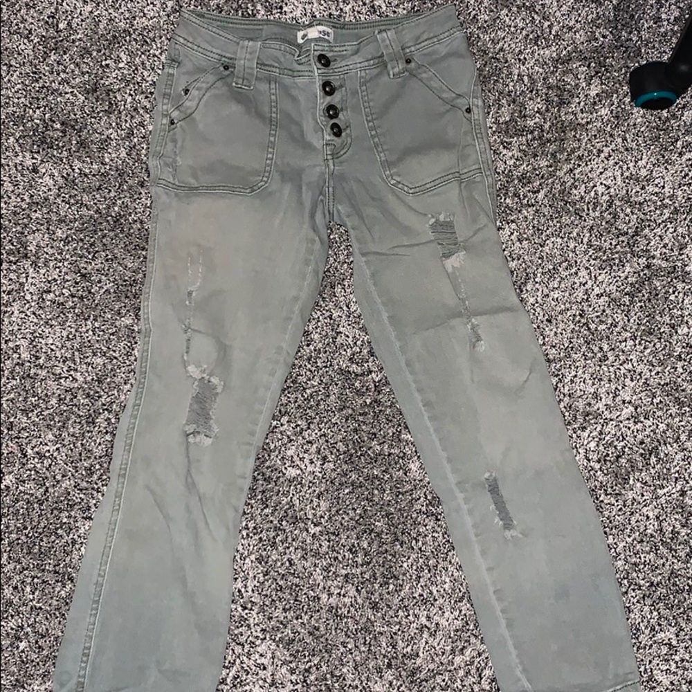 These are green jeans